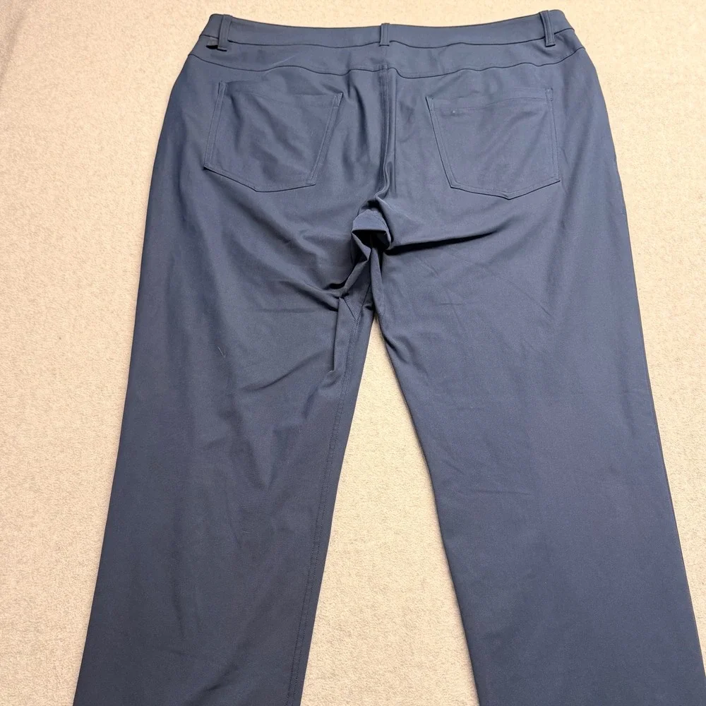 Lululemon ABC Pants Mens 40 Navy Blue 5 Pocket Trousers Dress Casual
